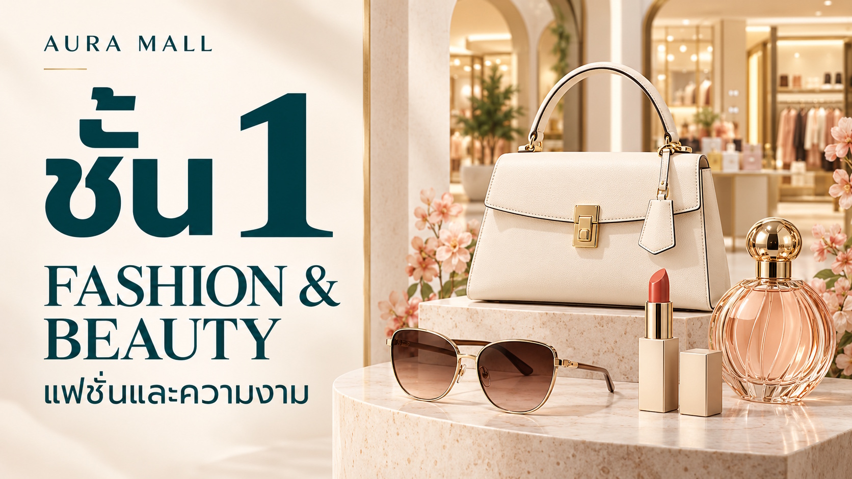 แบนเนอร์ชั้น 1 Fashion and Beauty